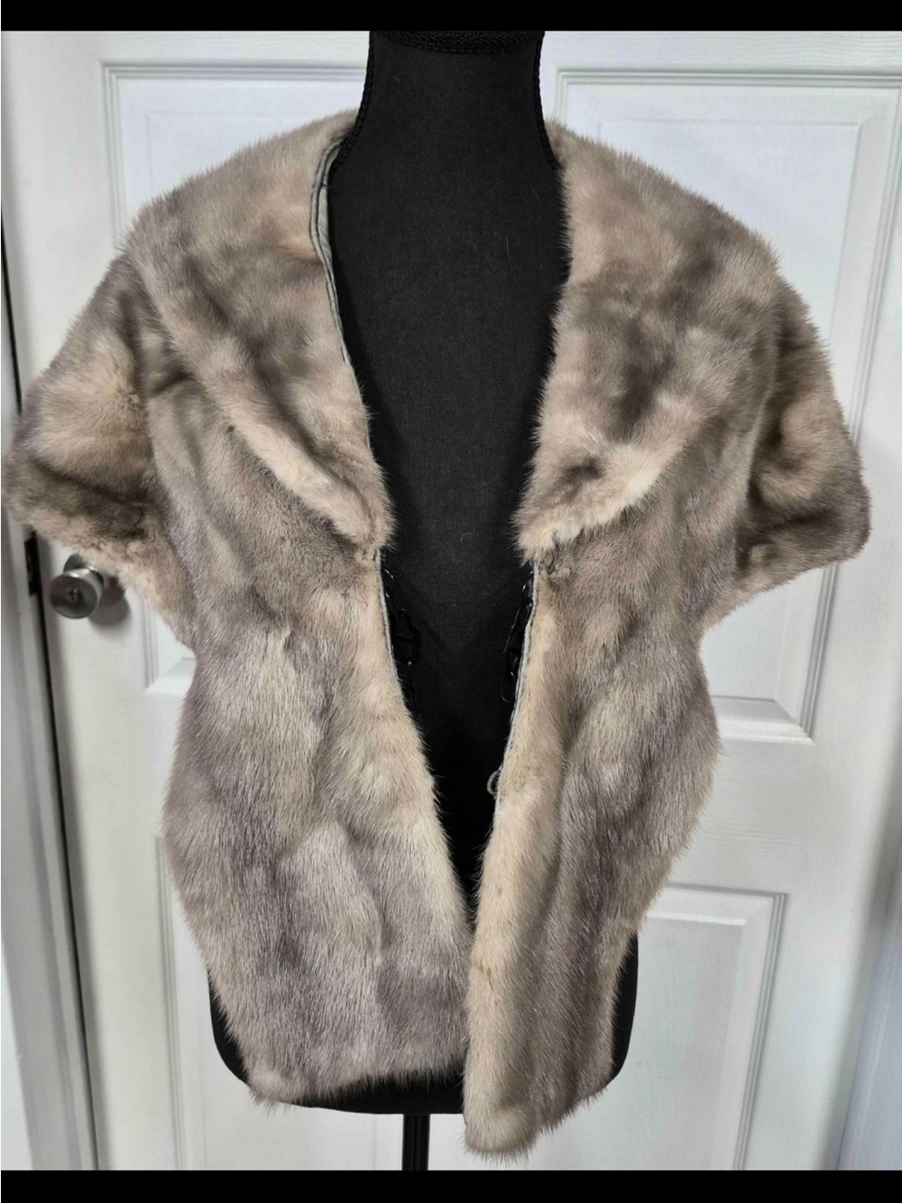 Vintage mink shawl made in Edmonton, CA